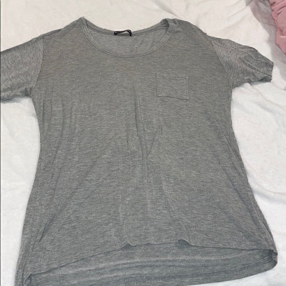 Gray brandy Melville t shirt one size